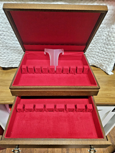 Wooden walnut flatware - wooden, storage