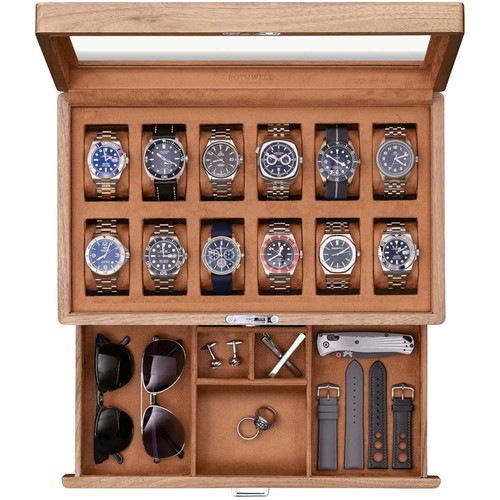 Classic walnut watch - walnut,