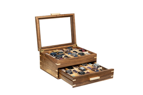 Wood watch box with - box,