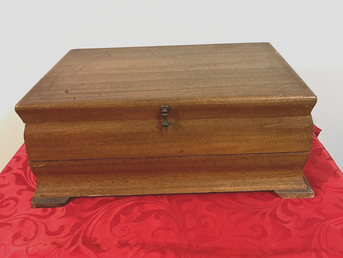 Silverware storage chest with - silverware,