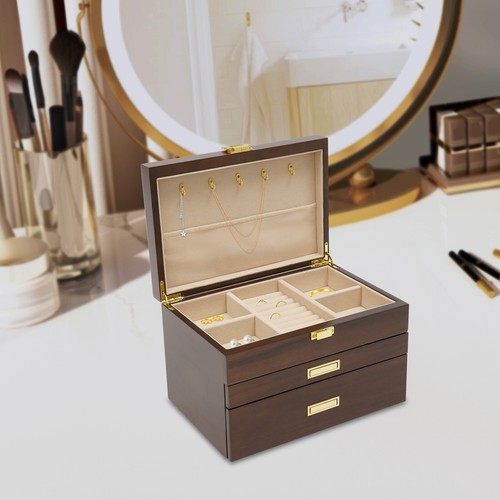 Elegant layer wooden jewelry - wooden,
