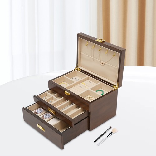 Elegant layer wooden - 3-layer, jewelry